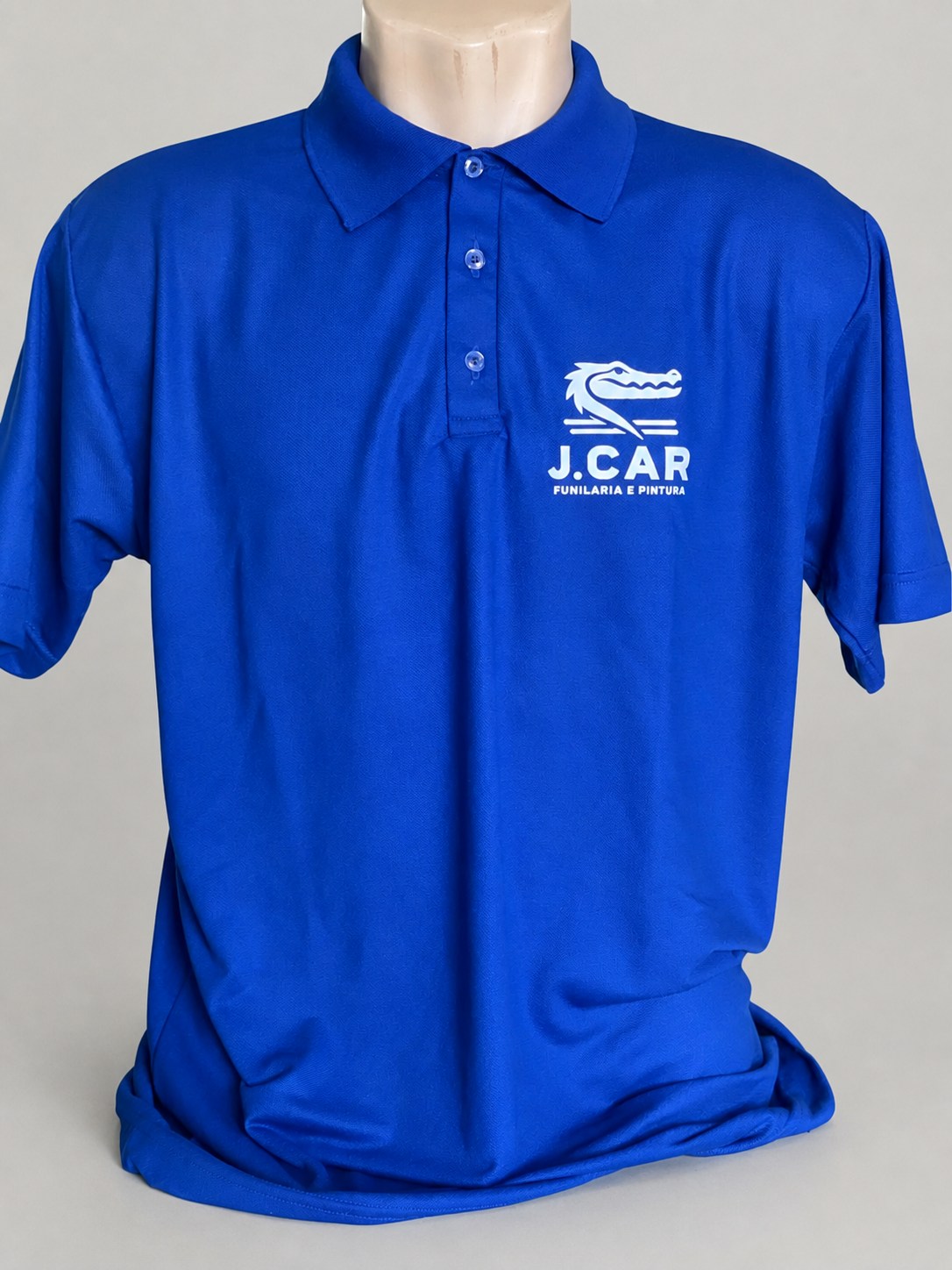 Polo azul royal personalizada